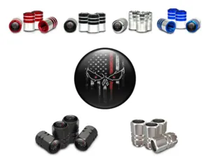 Tire Valve Covers for SUV High-End Build Style